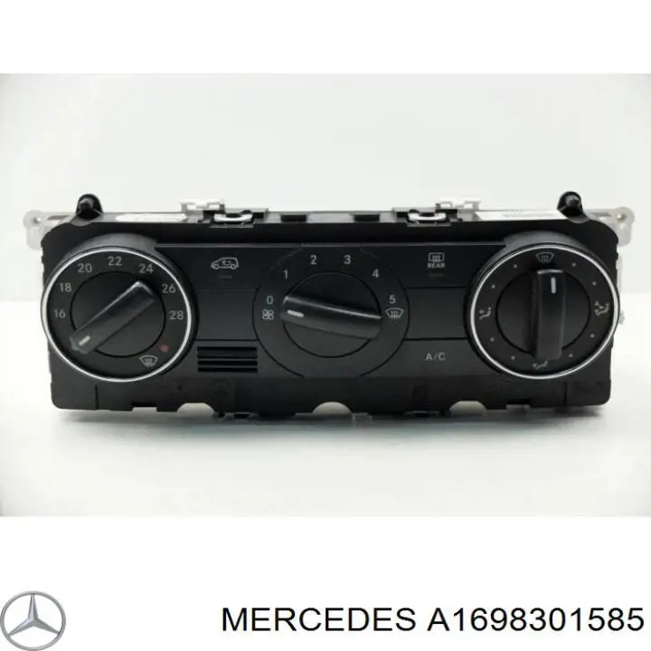 A1698301585 Mercedes unidade de controlo dos modos de aquecimento/condicionamento