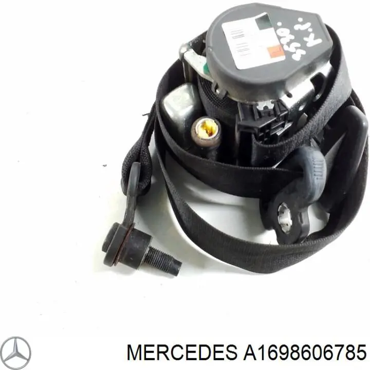 Купить 1698603385 Mercedes Левый ремень безопасности