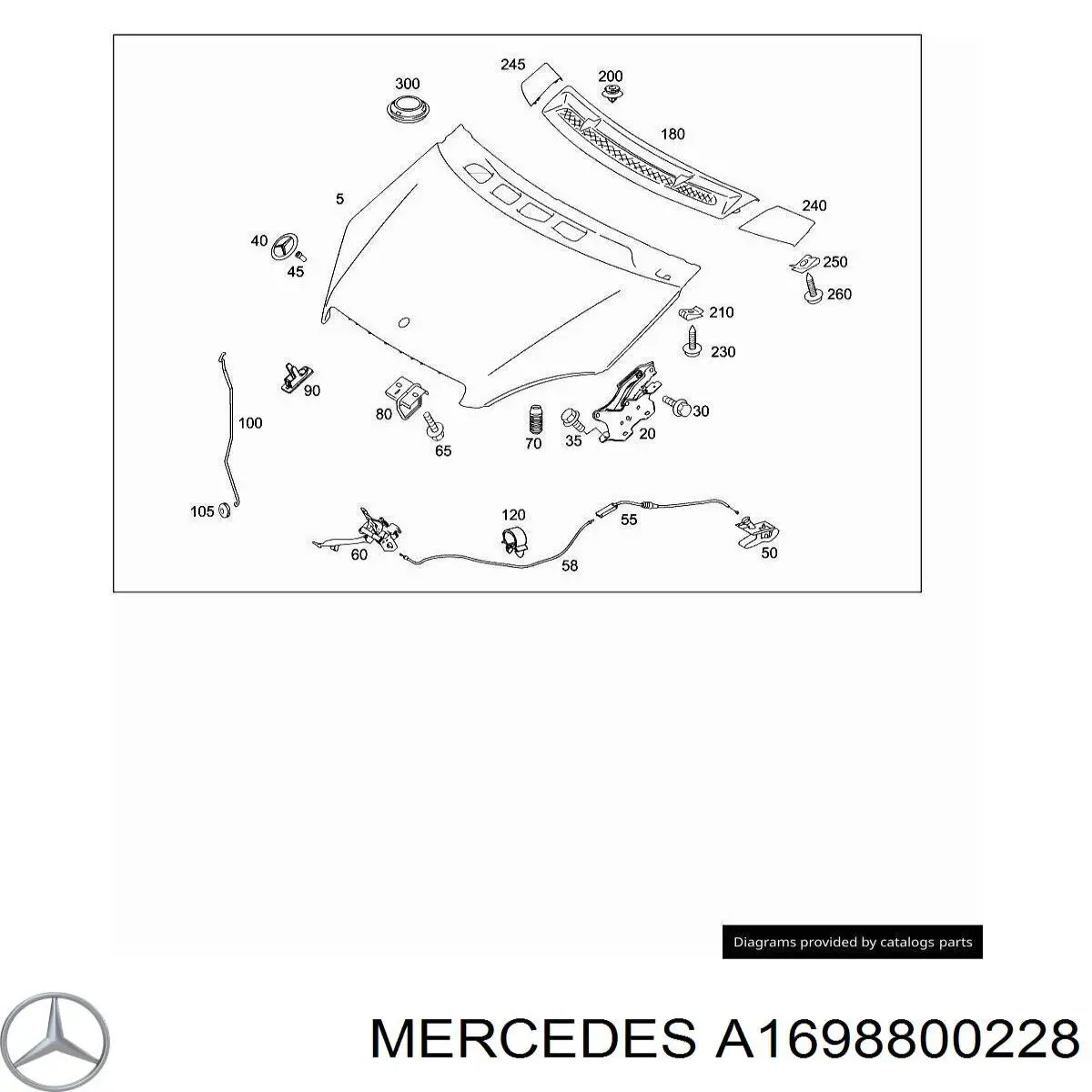  Mercedes 1698800228 цена, от 22.57 USD