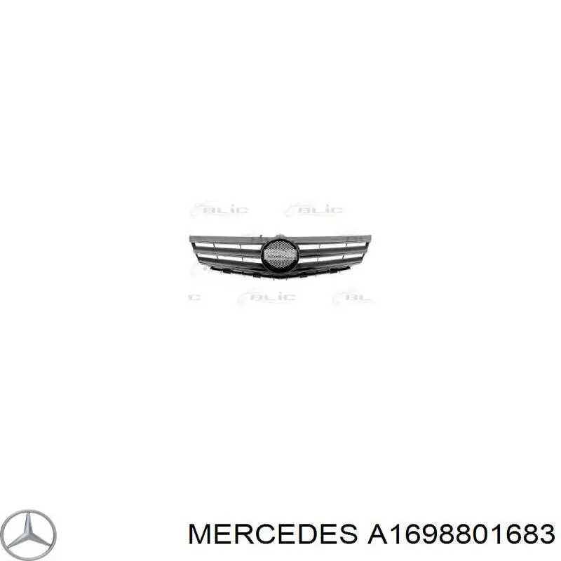 A1698801683 Mercedes Решетка радиатора