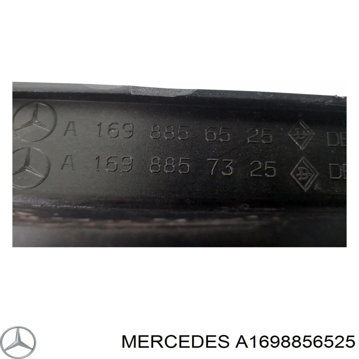 A1698856525 Mercedes бампер задний