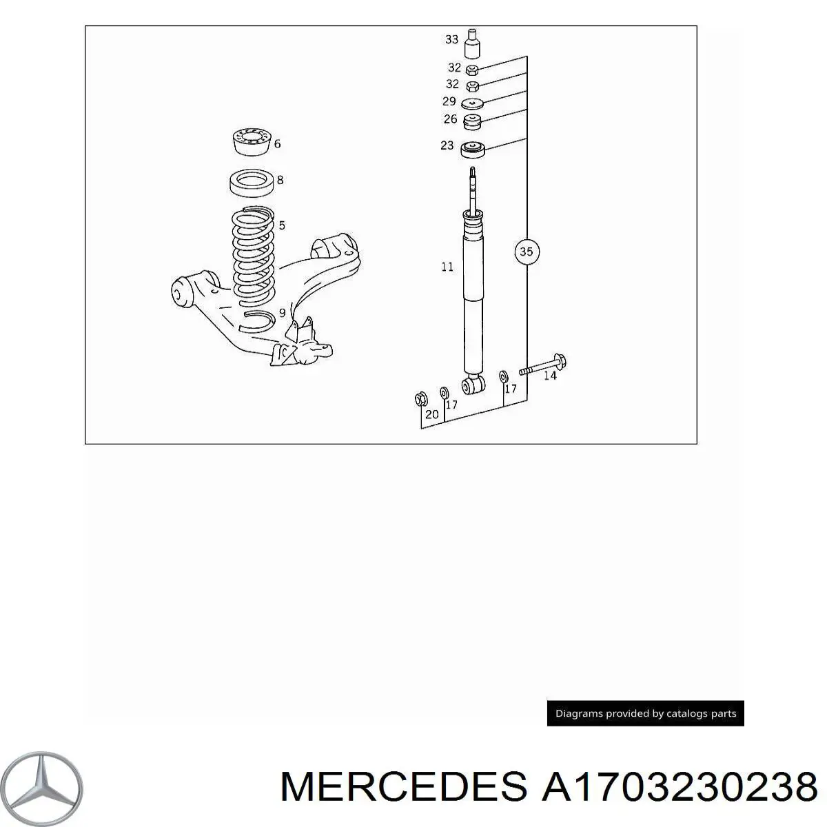 A1703230238 Mercedes 