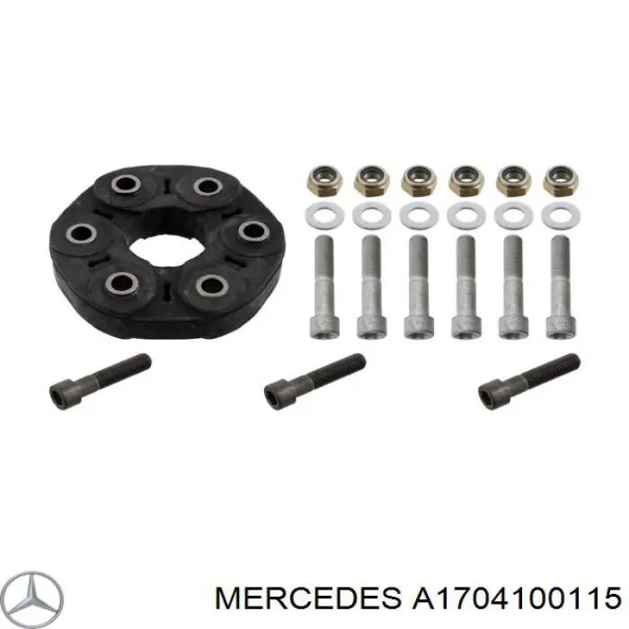 A1704100115 Mercedes муфта кардана эластичная