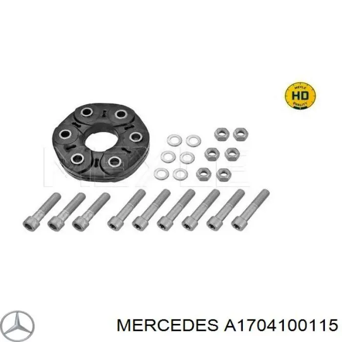 Резиновая муфта кардана Mercedes A1704100115 цена, от 38.24 USD