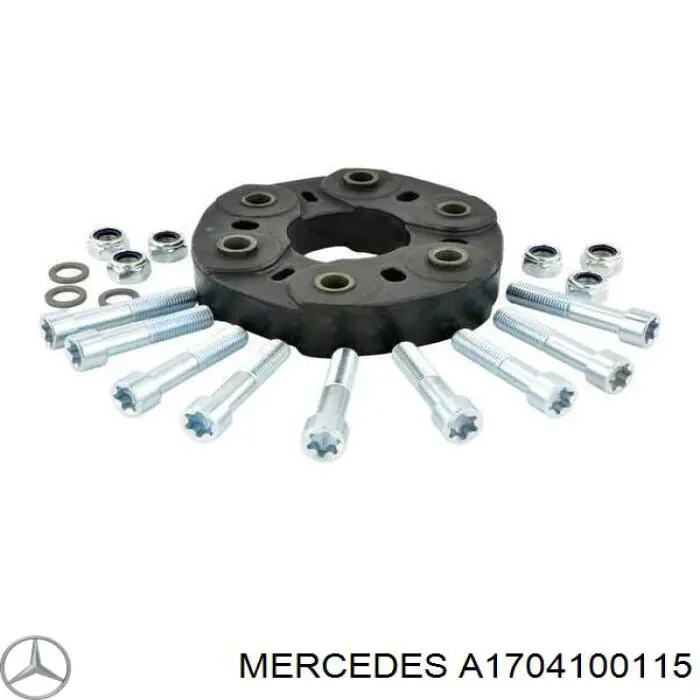 Купить A1704100115 Mercedes Муфта эластичная карданного вала