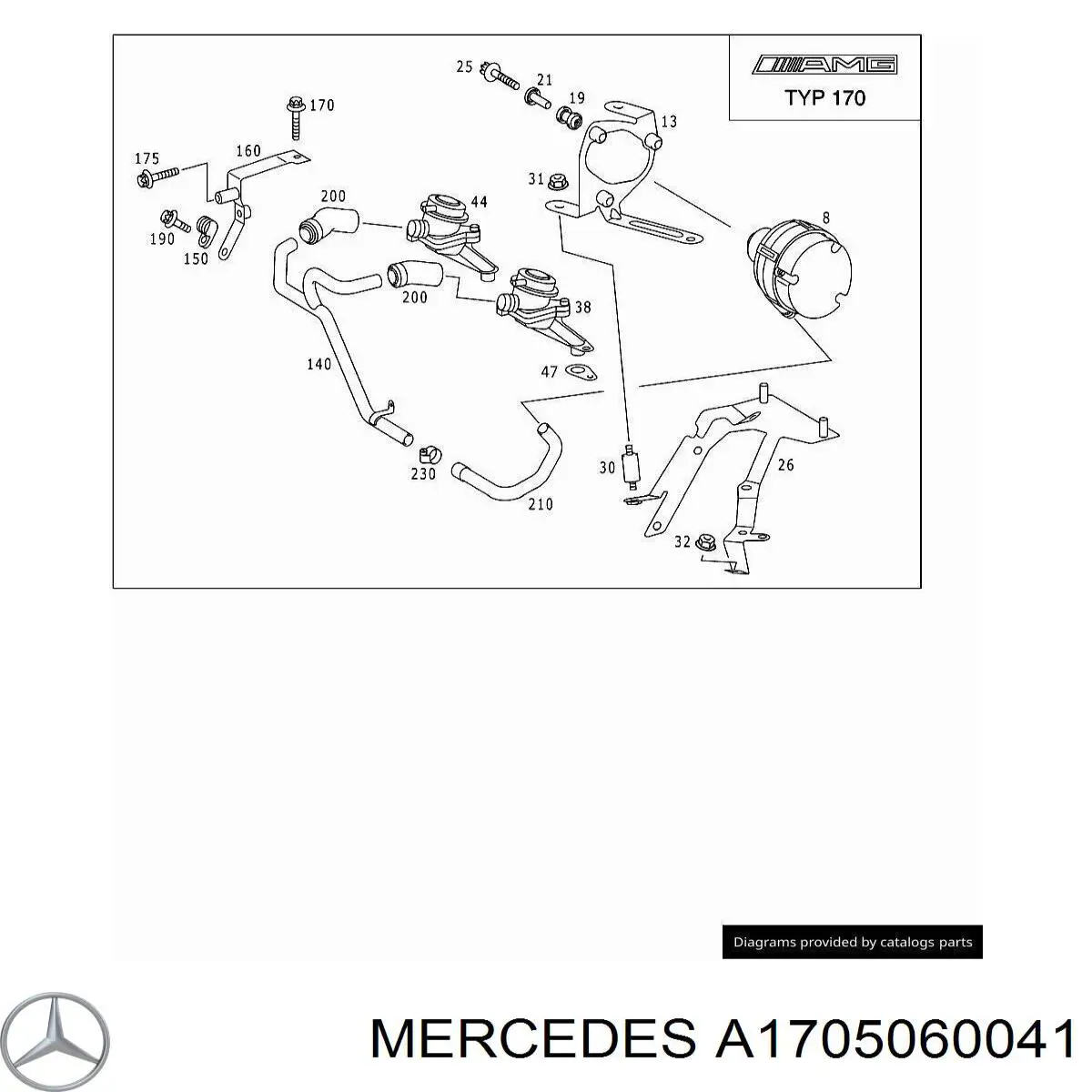  A1705060041 Mercedes