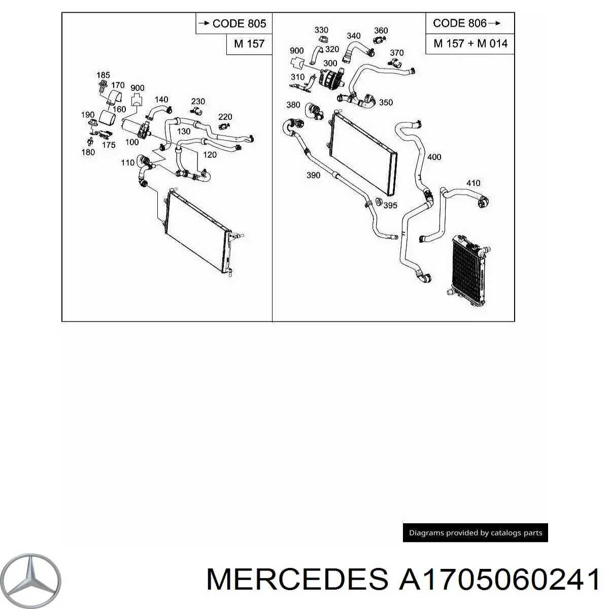  Mercedes A1705060241 цена, от 4.98 USD