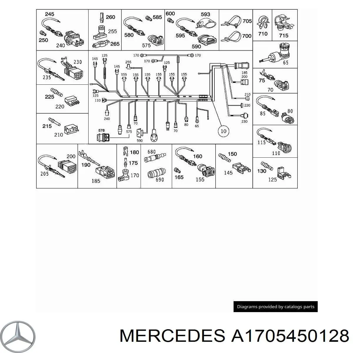  Mercedes 1705450128 цена, от 5.93 USD