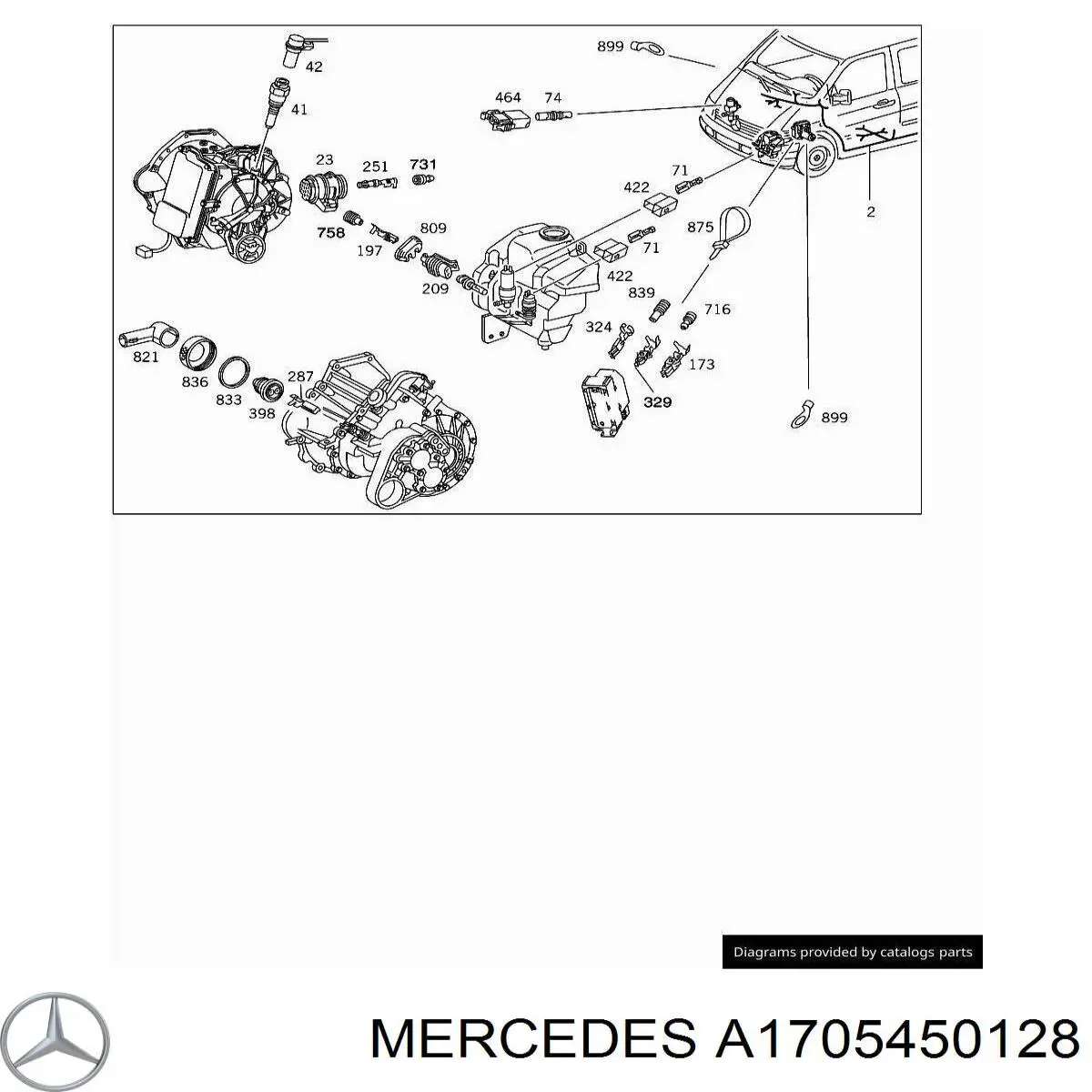 Купить 1705450128 Mercedes 