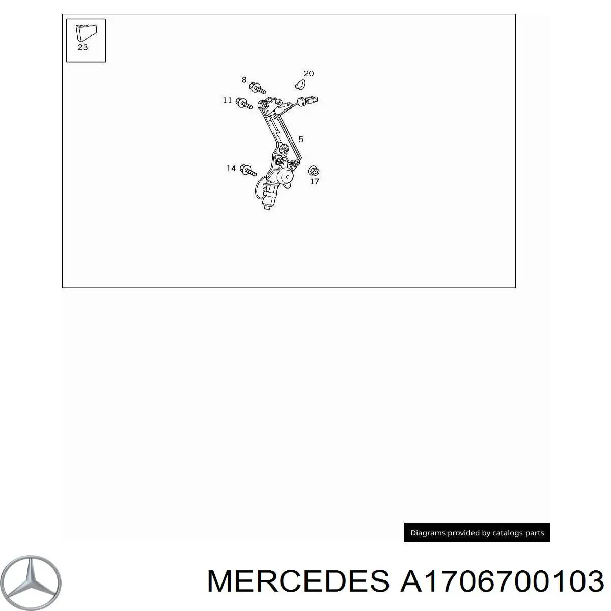  A1706700103 Mercedes