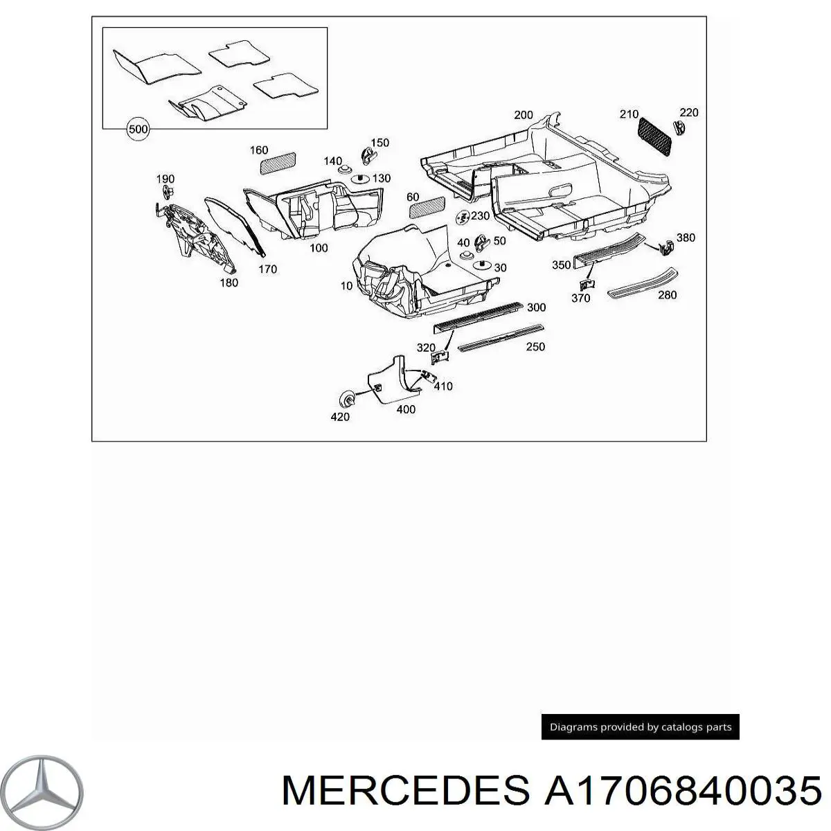  Mercedes 1706840035 цена, от 9.19 USD