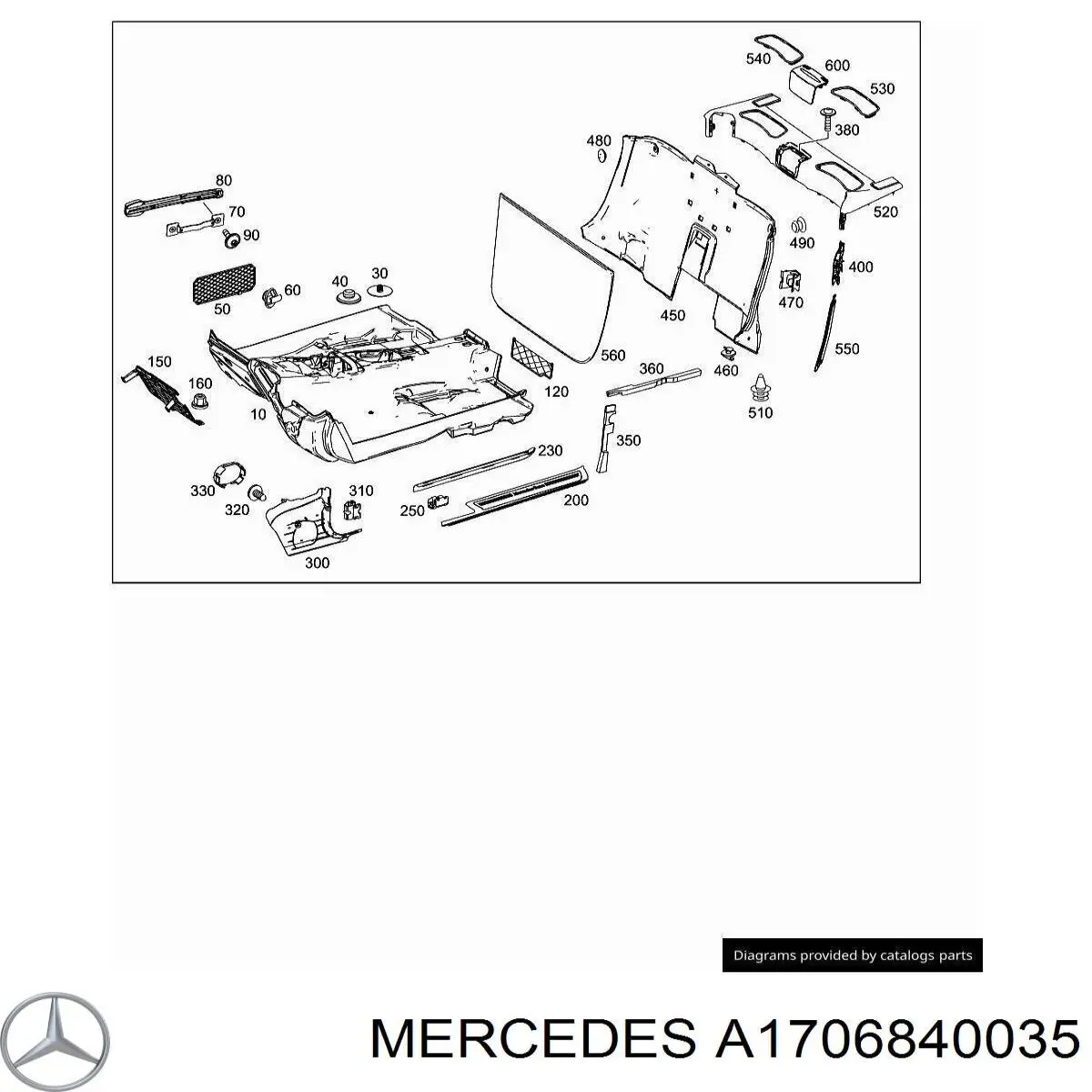 Купить 1706840035 Mercedes 