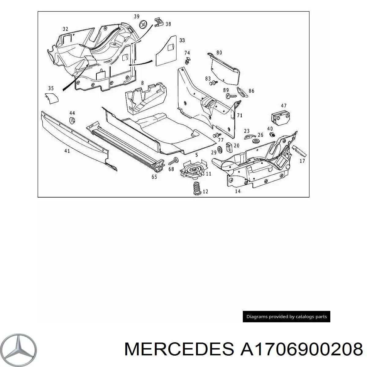A1706900208 Mercedes 