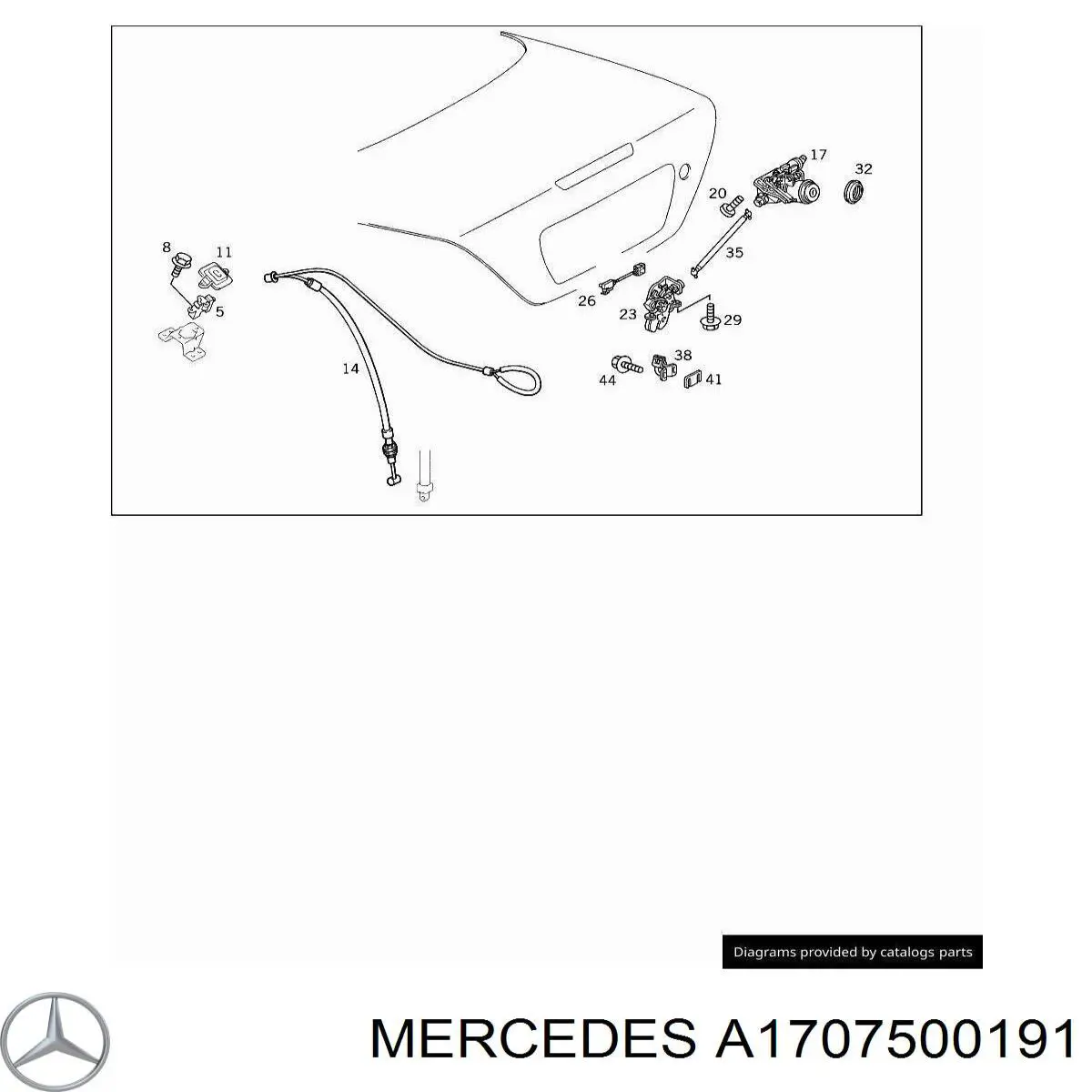 A1707500191 Mercedes 
