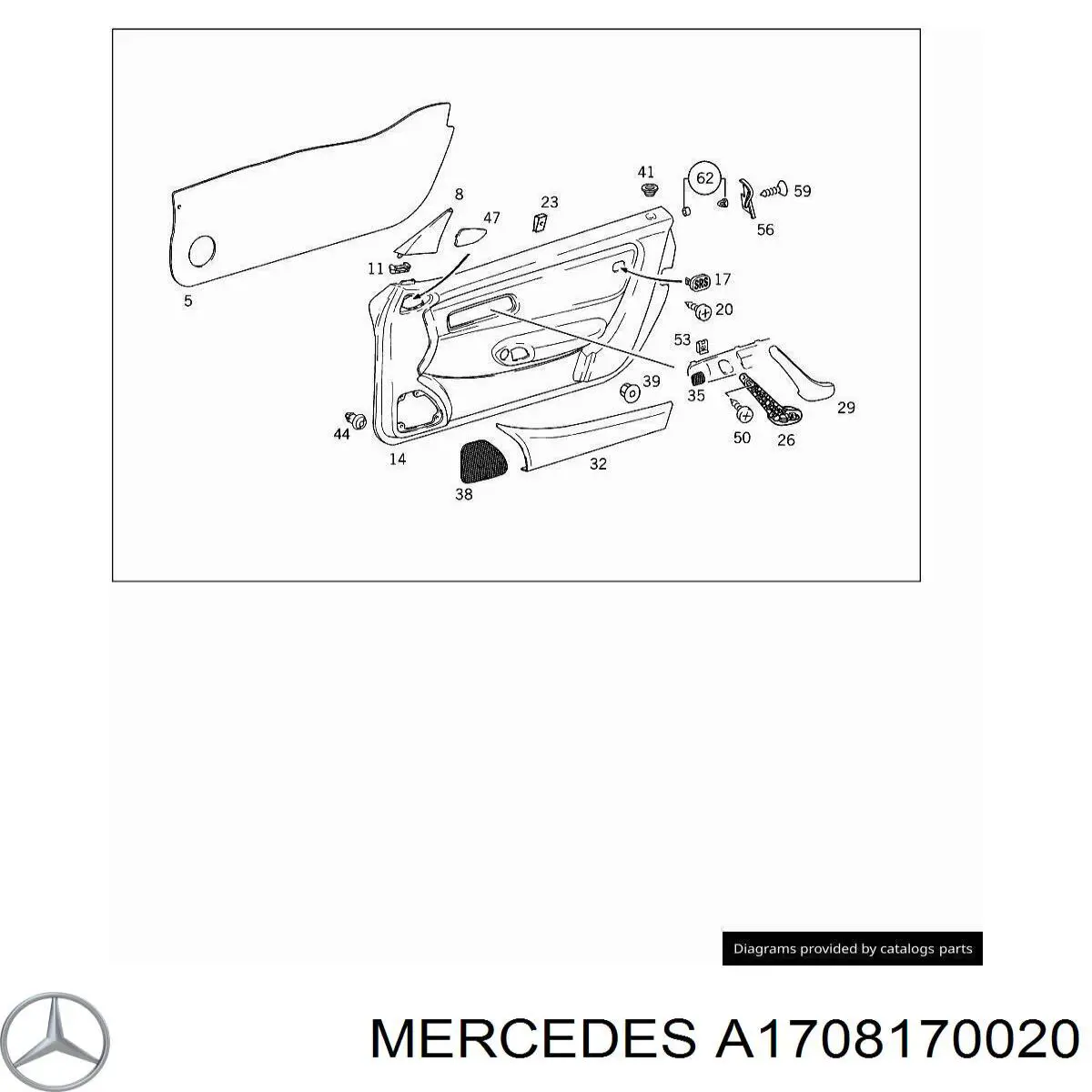 A1708170020 Mercedes 