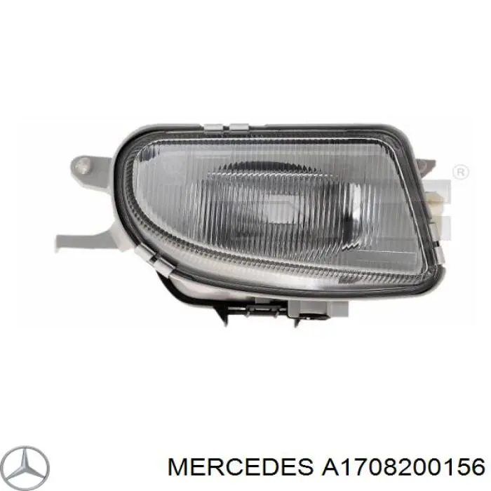 A1708200156 Mercedes фара противотуманная левая
