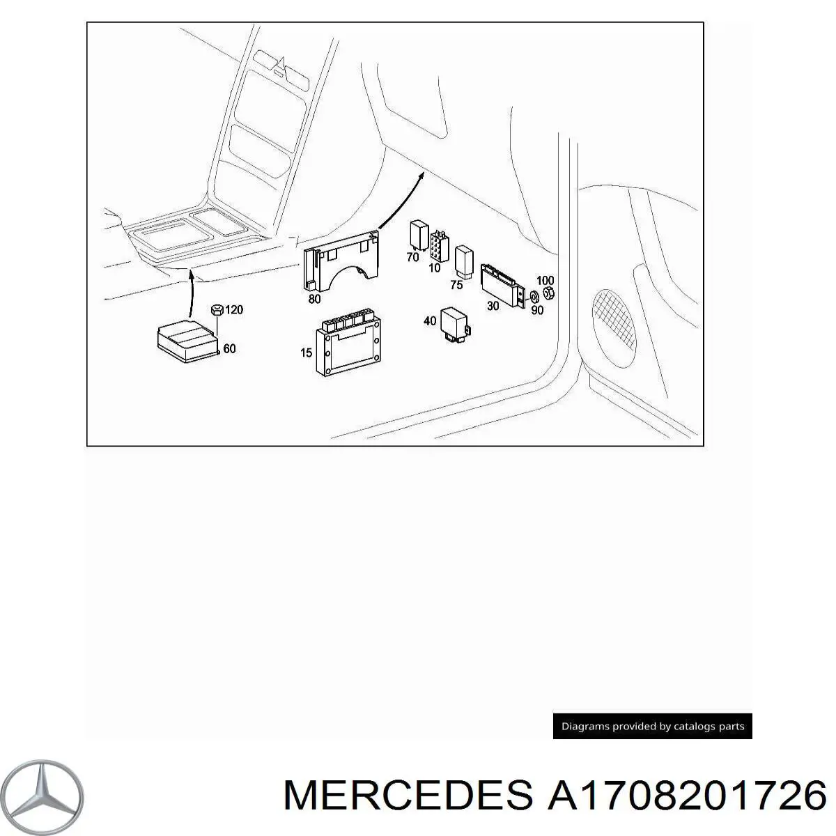  Mercedes A1708201726 цена, от 1418.40 USD