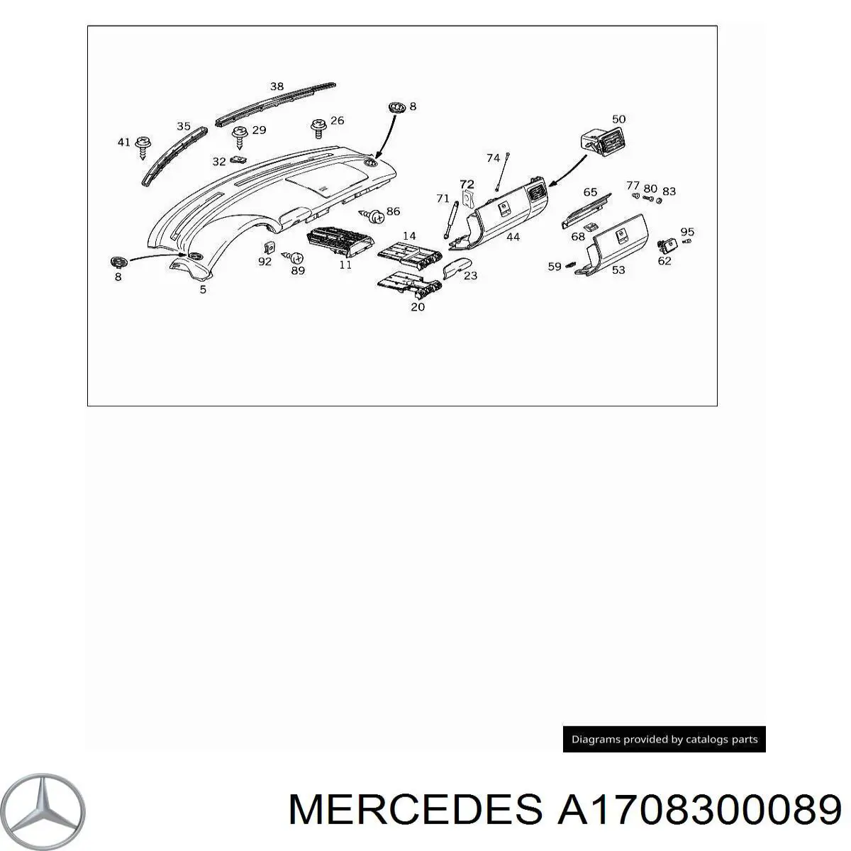 A1708300089 Mercedes 