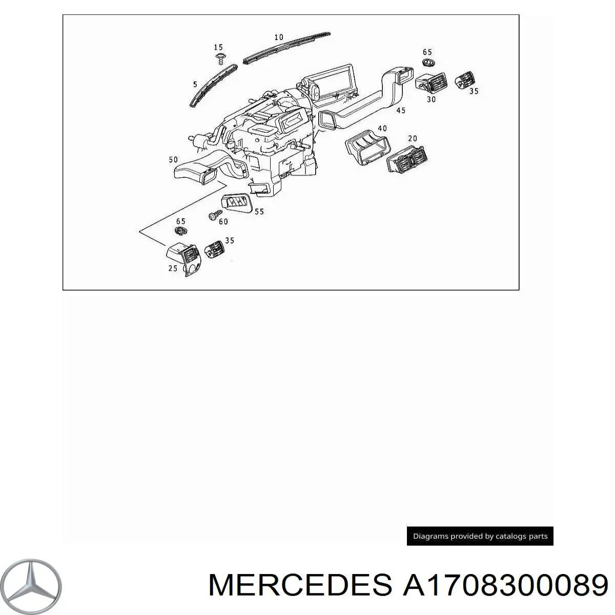  Mercedes A1708300089 цена, от 51.19 USD