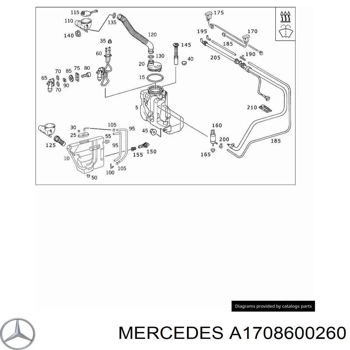 17086001 Mercedes Подушка безопасности, передней, правой двери Айрбег