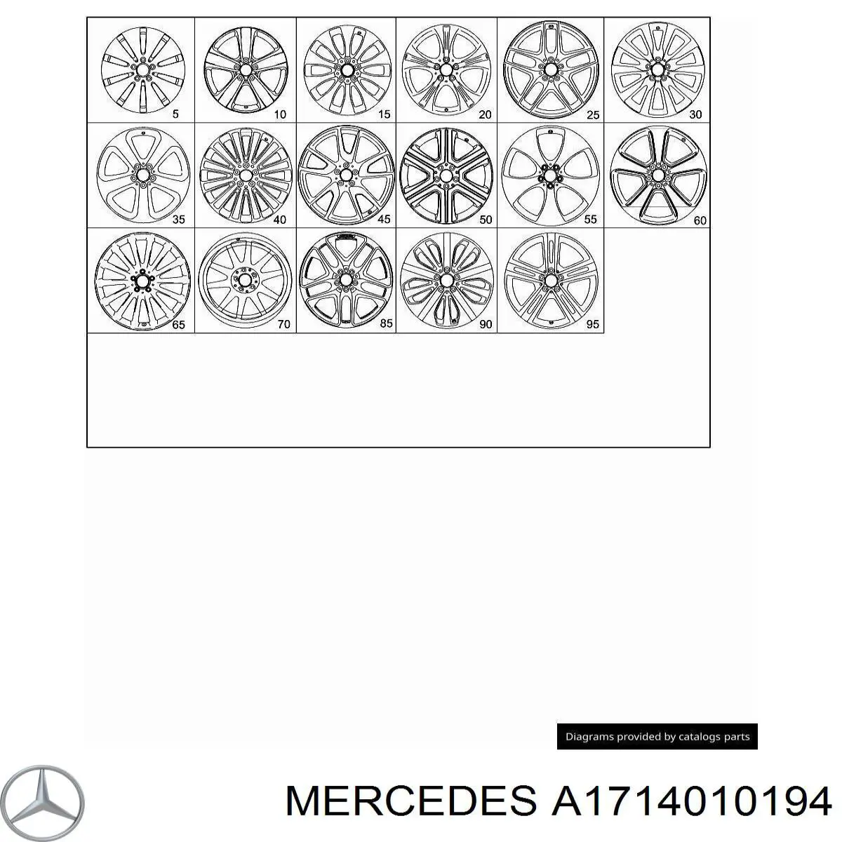  Mercedes A1714012794 цена, от 1.41 USD