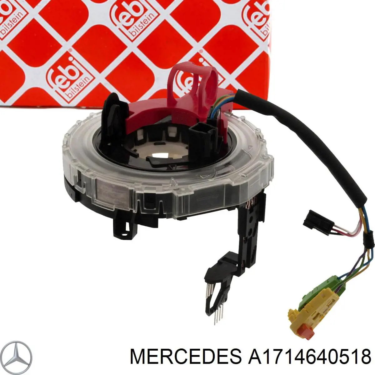 Compre A1714640518 Mercedes Anel AIRBAG de contato, cabo plano do volante