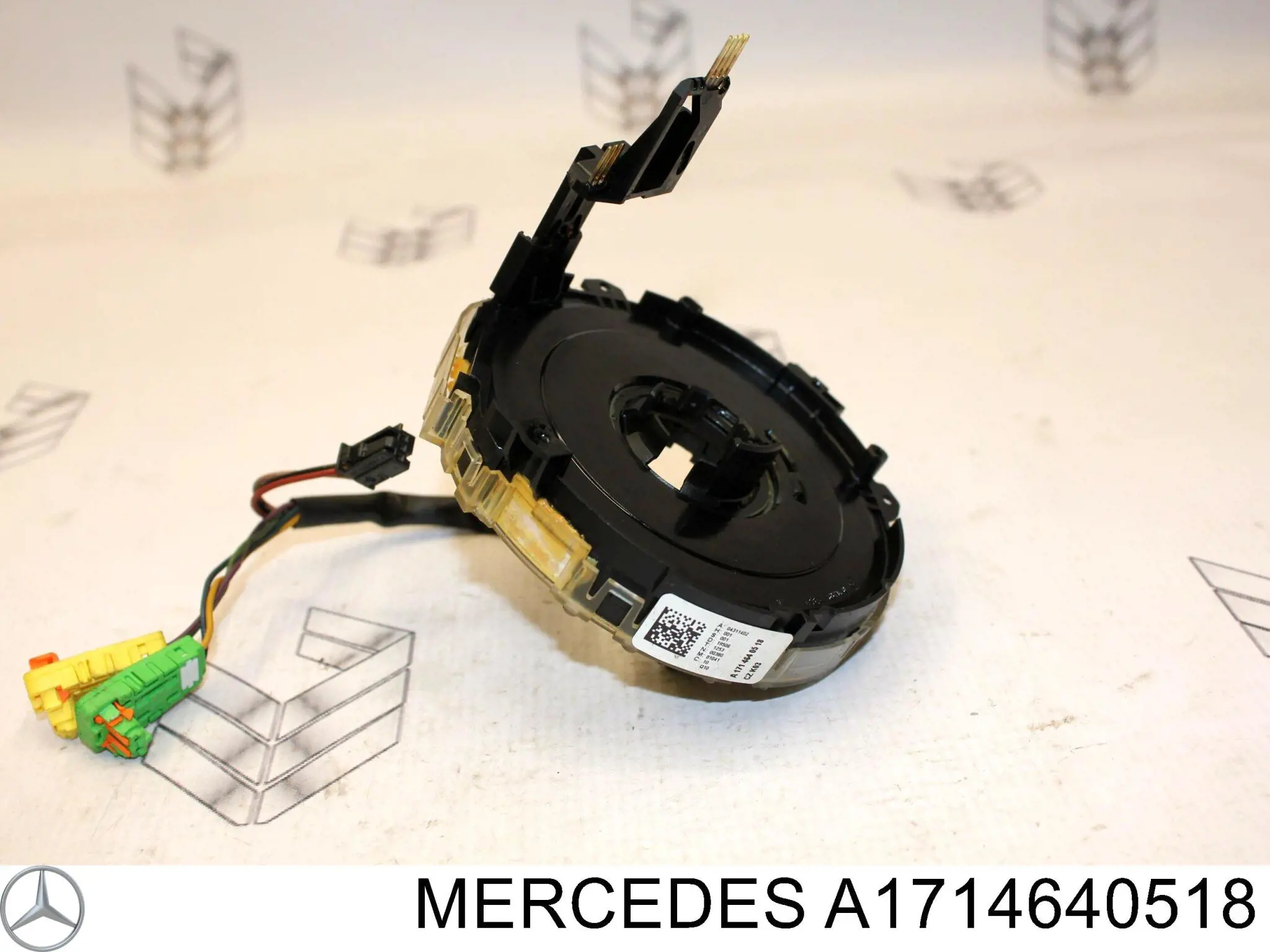 Anel AIRBAG de contato, cabo plano do volante A1714640518 Mercedes