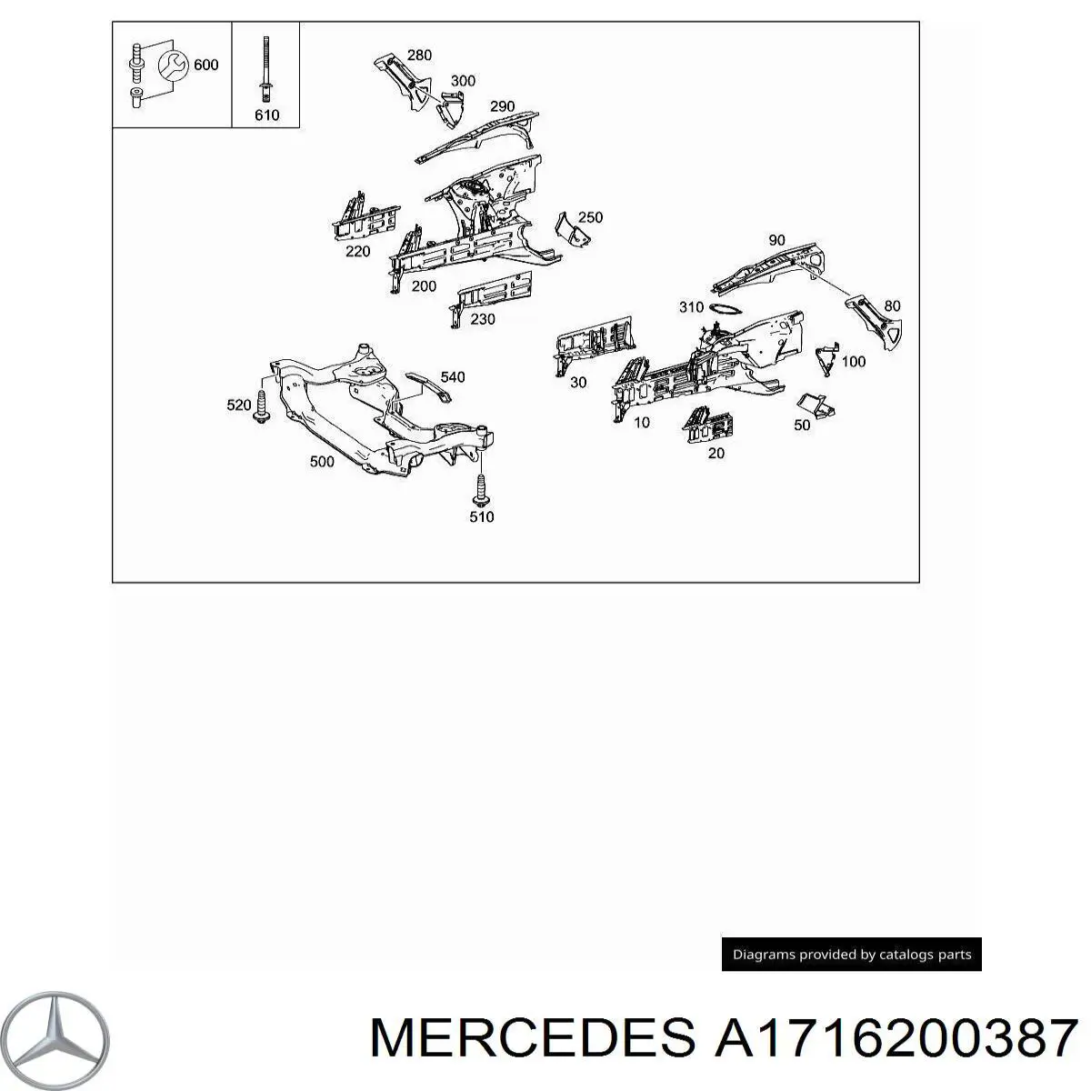 A1716200387 Mercedes 