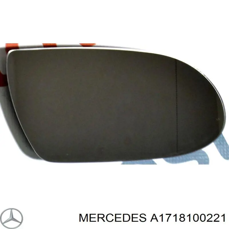 Стекло зеркала заднего вида, правого Mercedes 1718100221 цена, от 17.97 USD