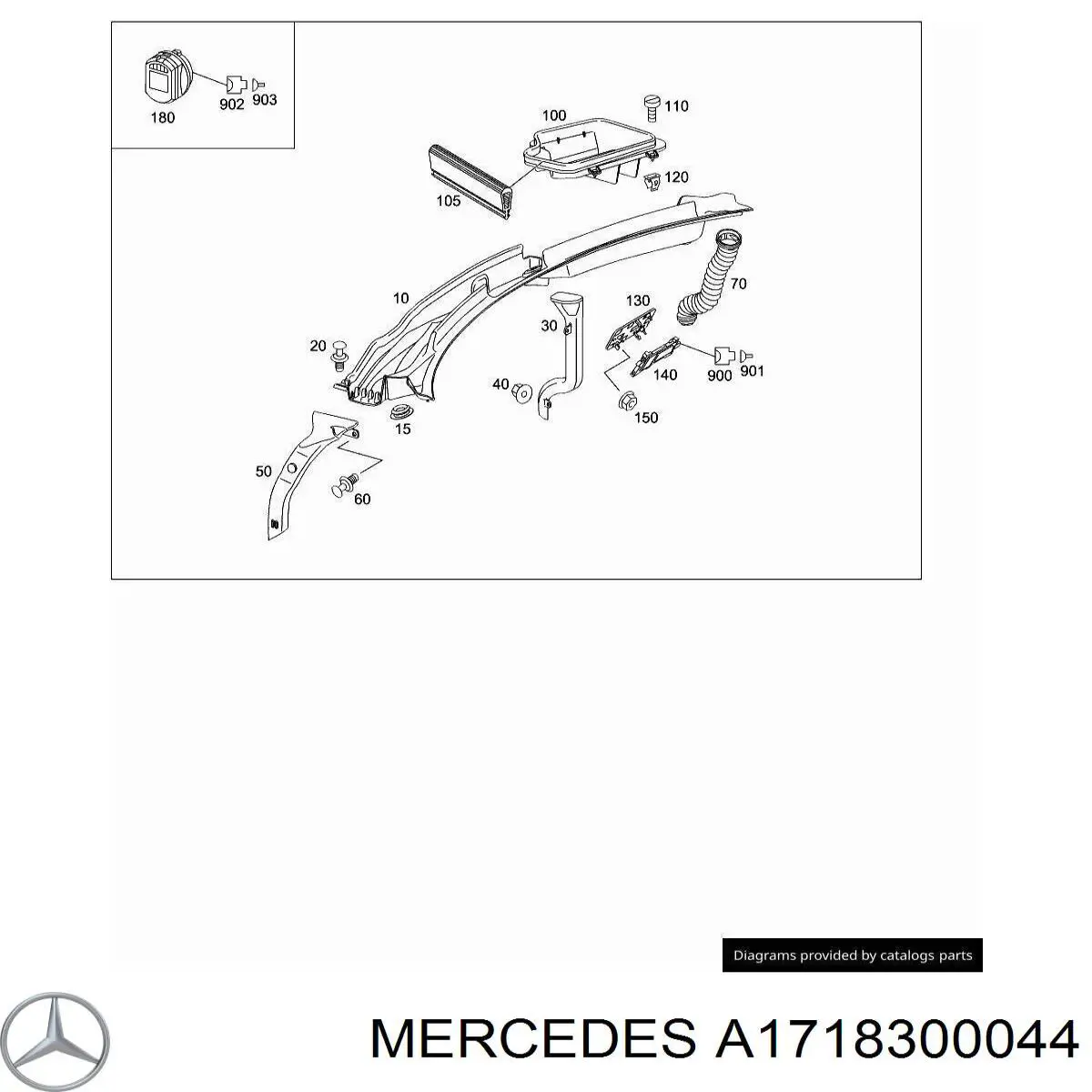 A1718300044 Mercedes 