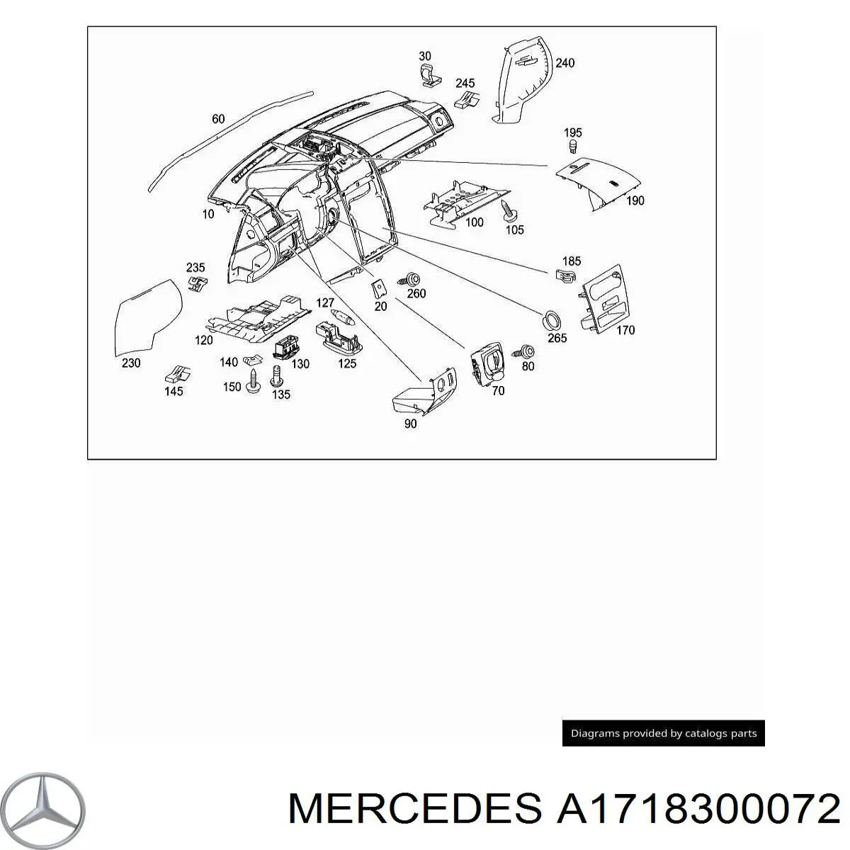  A1718300072 Mercedes