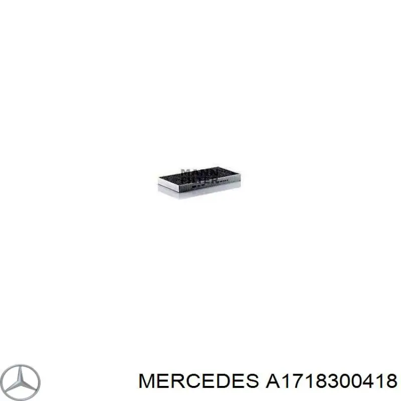 Воздушный фильтр салона Mercedes A1718300418