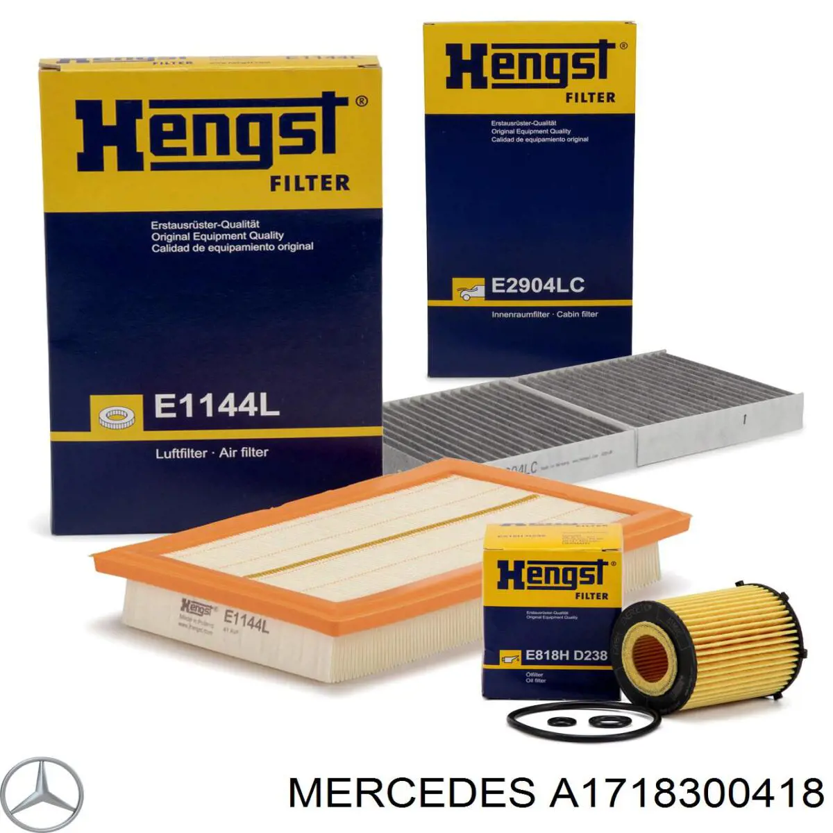 Фильтр воздушный отопителя Mercedes A1718300418 цена, от 60.91 USD