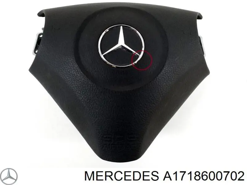 Подушка безопасности водителя A1718600702 Mercedes