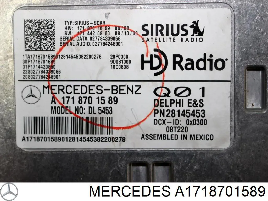  Mercedes A1718701589 цена, от 79.10 USD