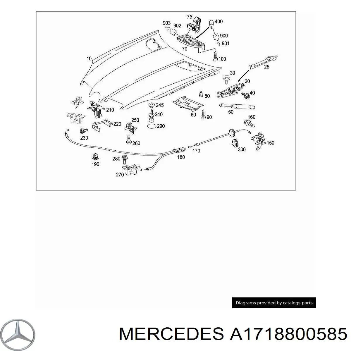 A1718800585 Mercedes 