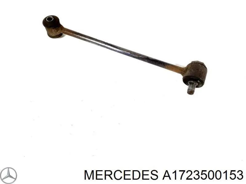 A1723500153 Mercedes braço oscilante inferior esquerdo de suspensão traseira/direita