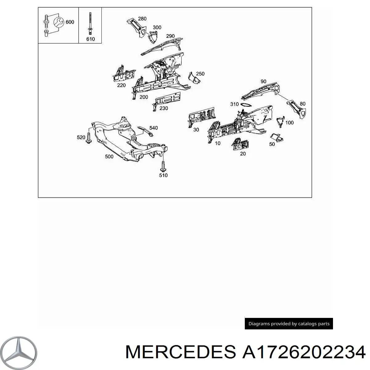 A1726202234 Mercedes 