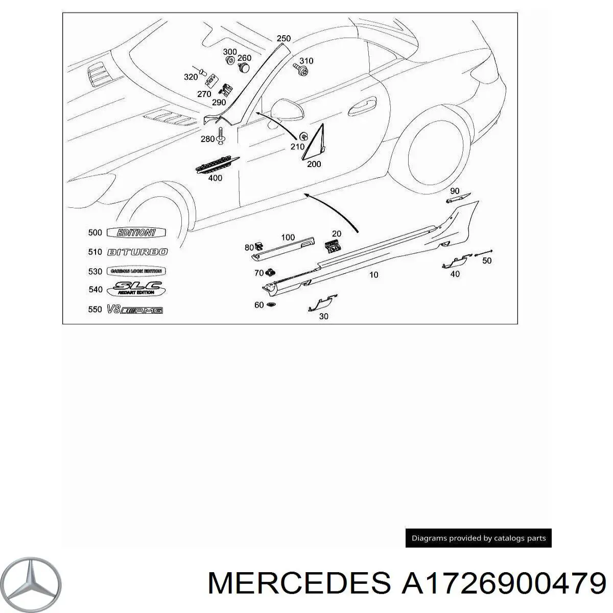  Mercedes A1726900479 цена, от 25.40 USD