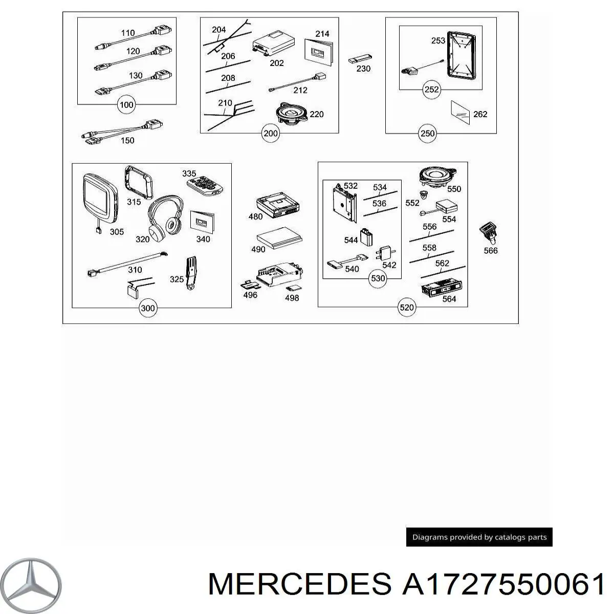 A1727550061 Mercedes 