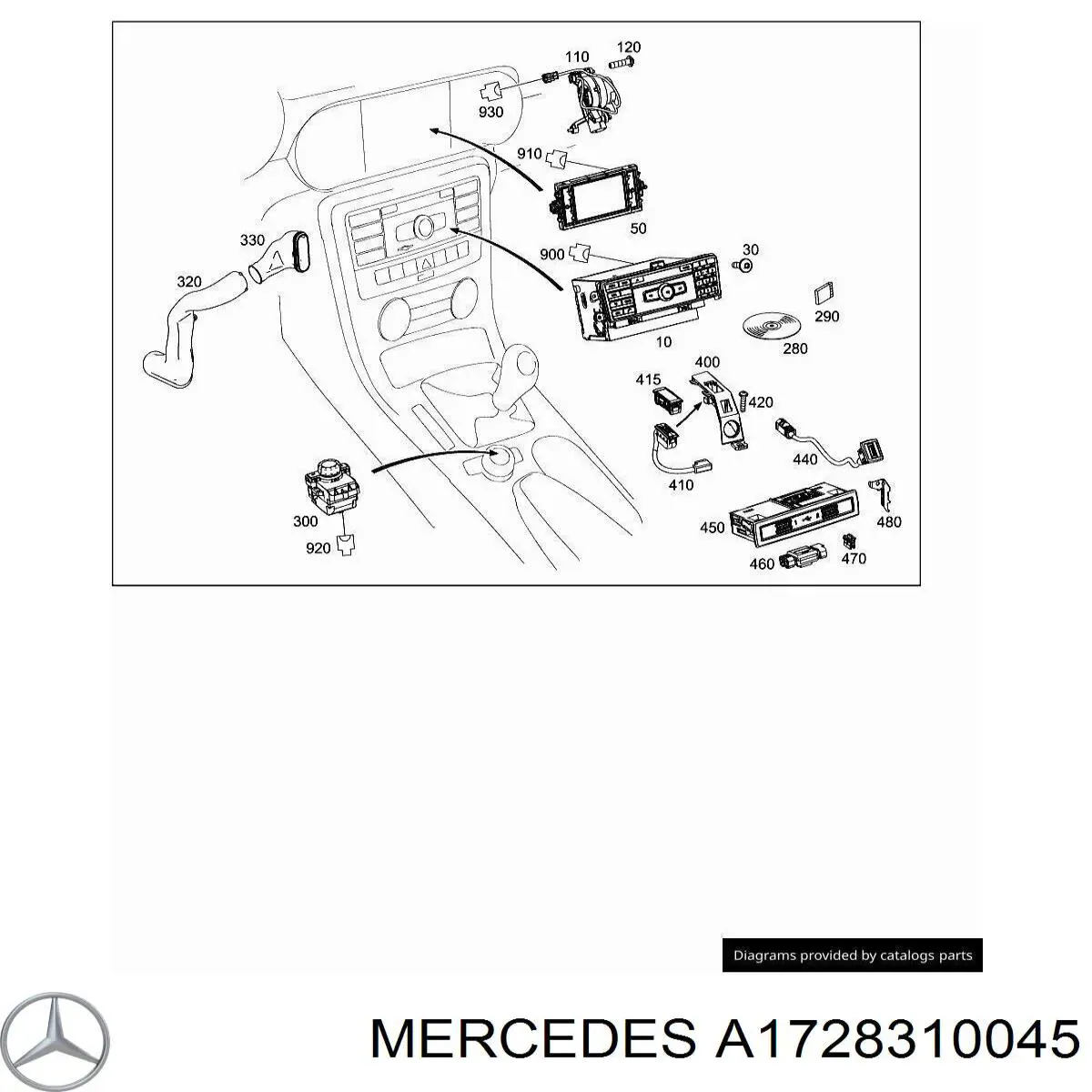 A1728310045 Mercedes 