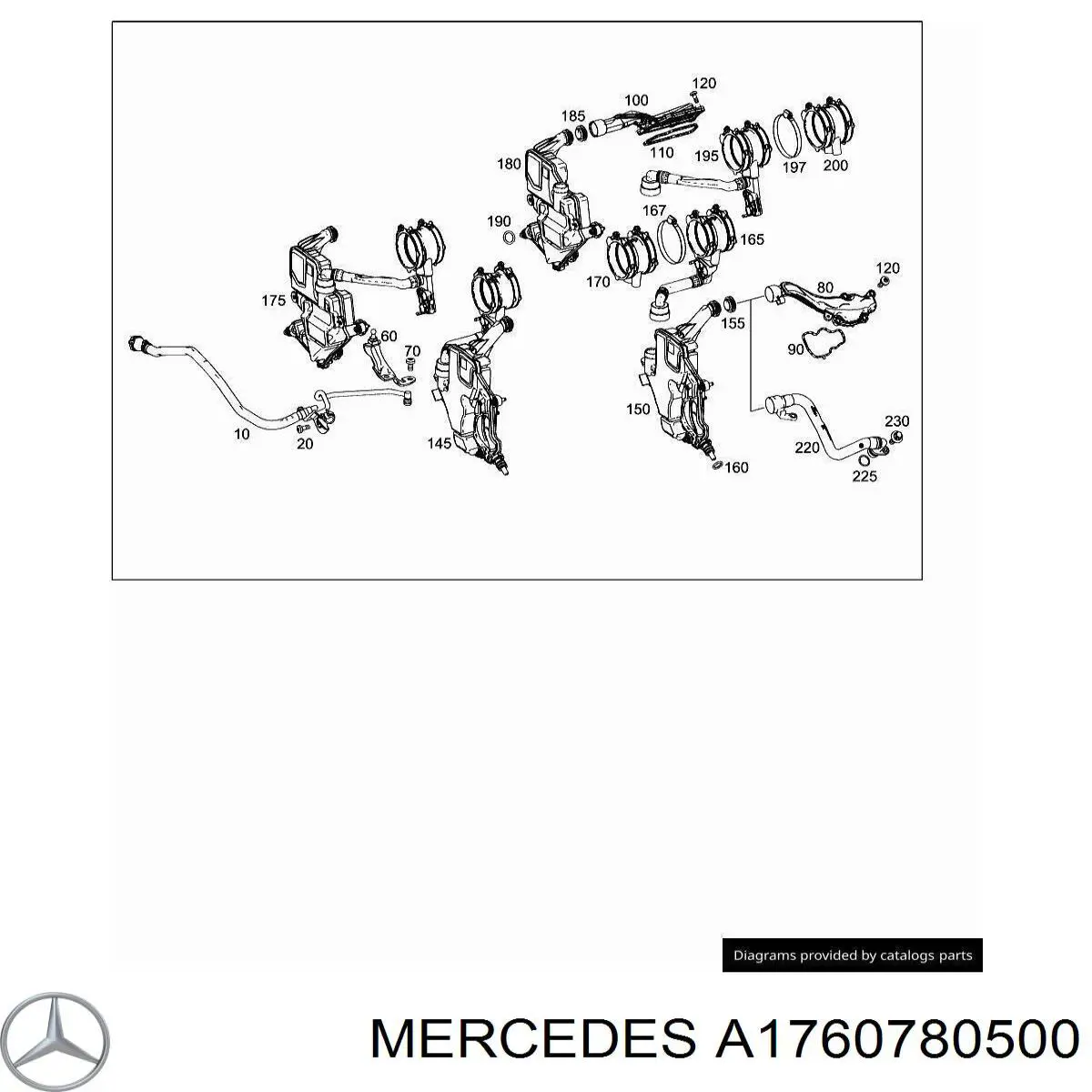 A1760780500 Mercedes 