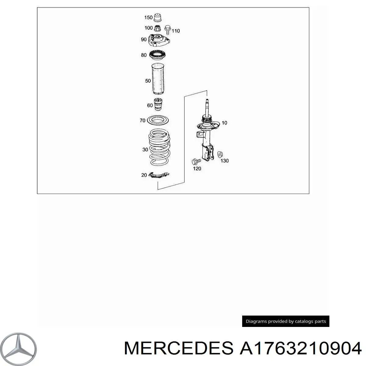 1763210904 Mercedes mola dianteira