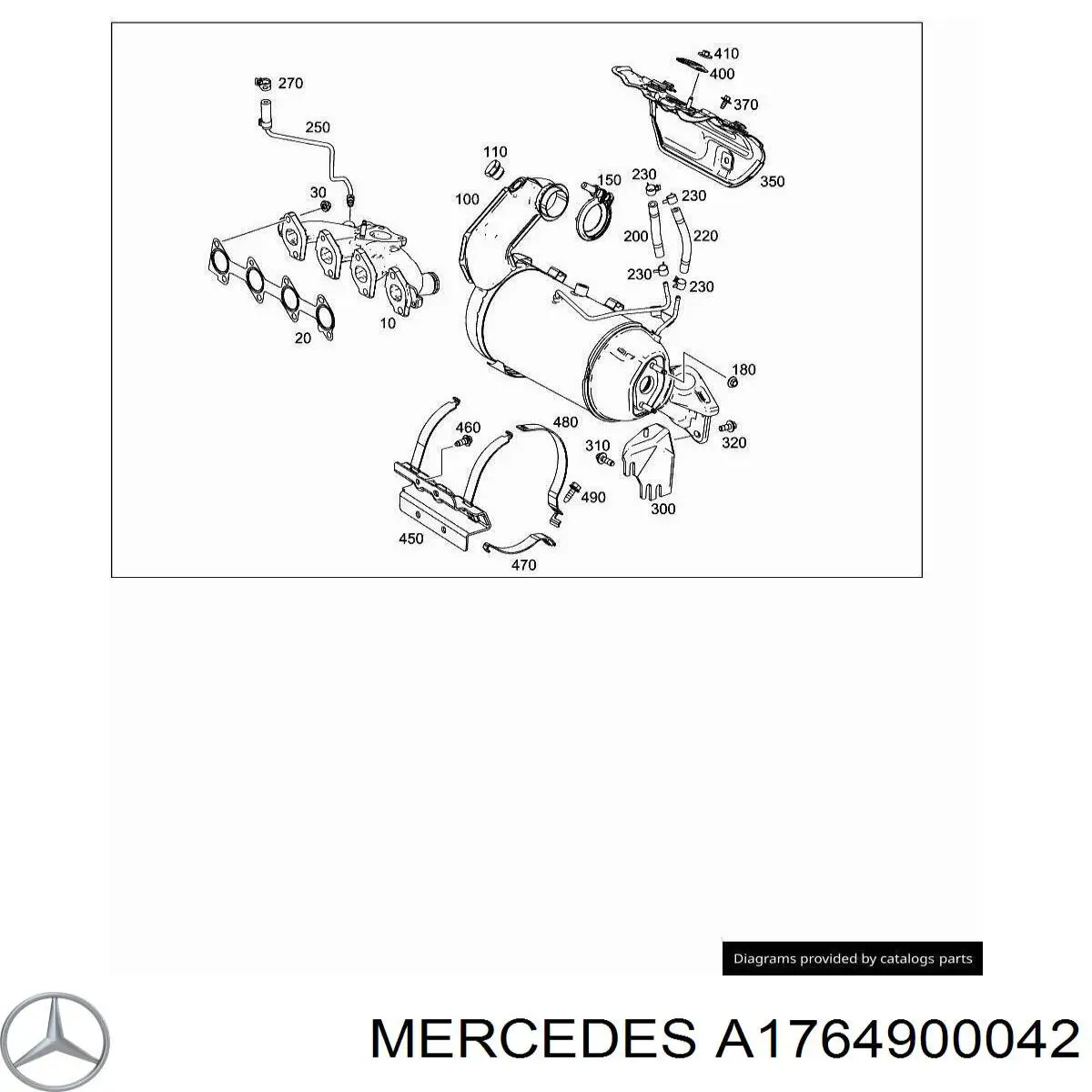  Mercedes A1764900042 цена, от 25.42 USD
