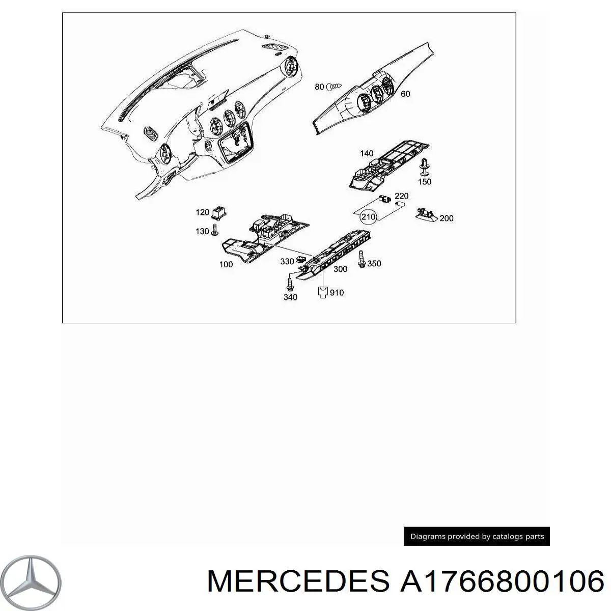  Mercedes A1766800106 цена, от 7.62 USD