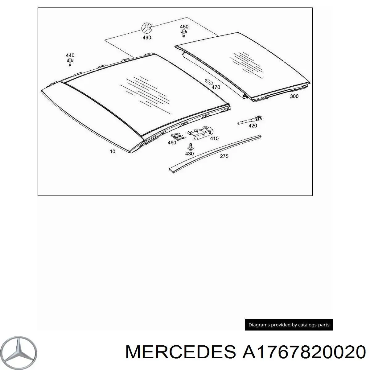 Купить A1767820020 Mercedes 