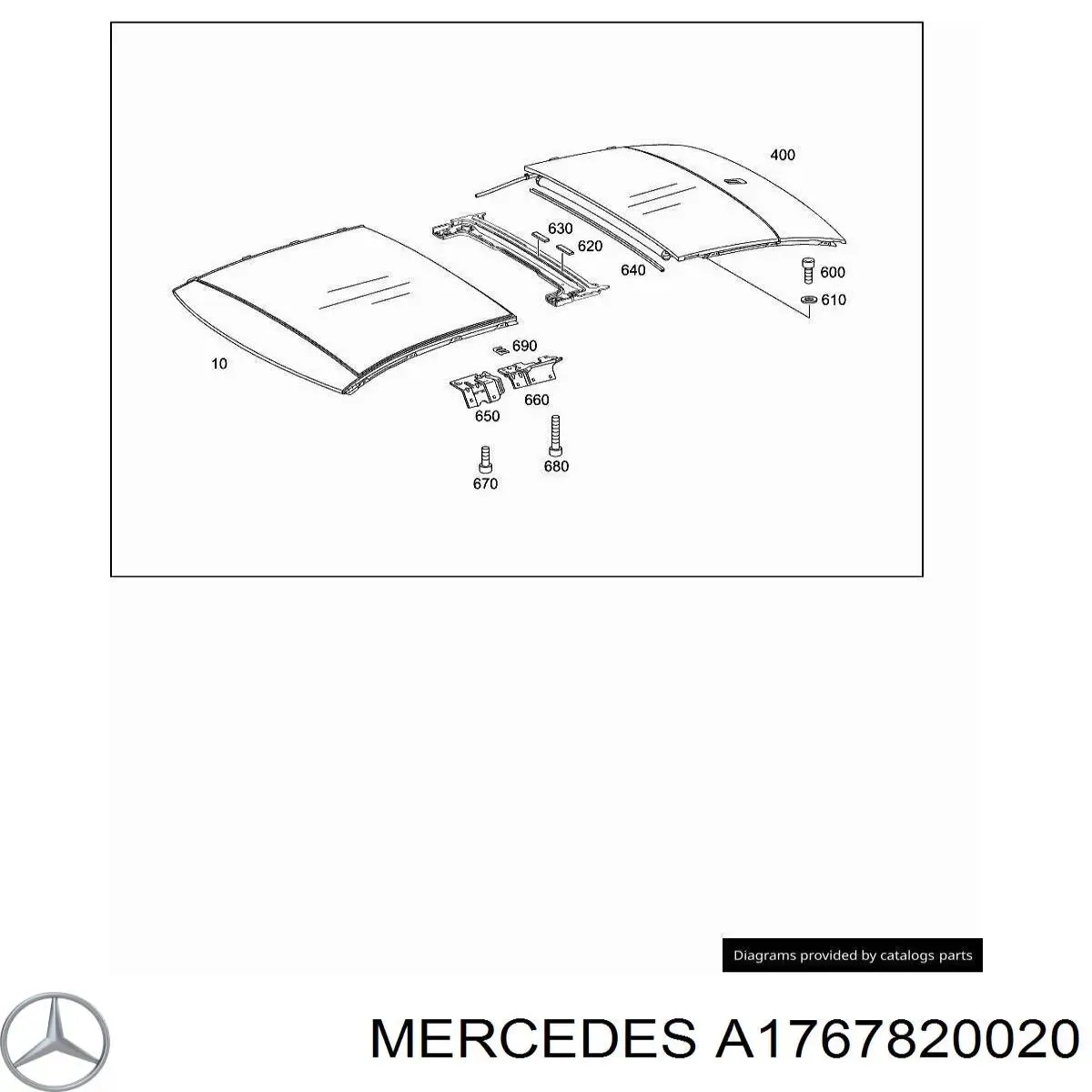  Mercedes A1767820020 цена, от 22.01 USD