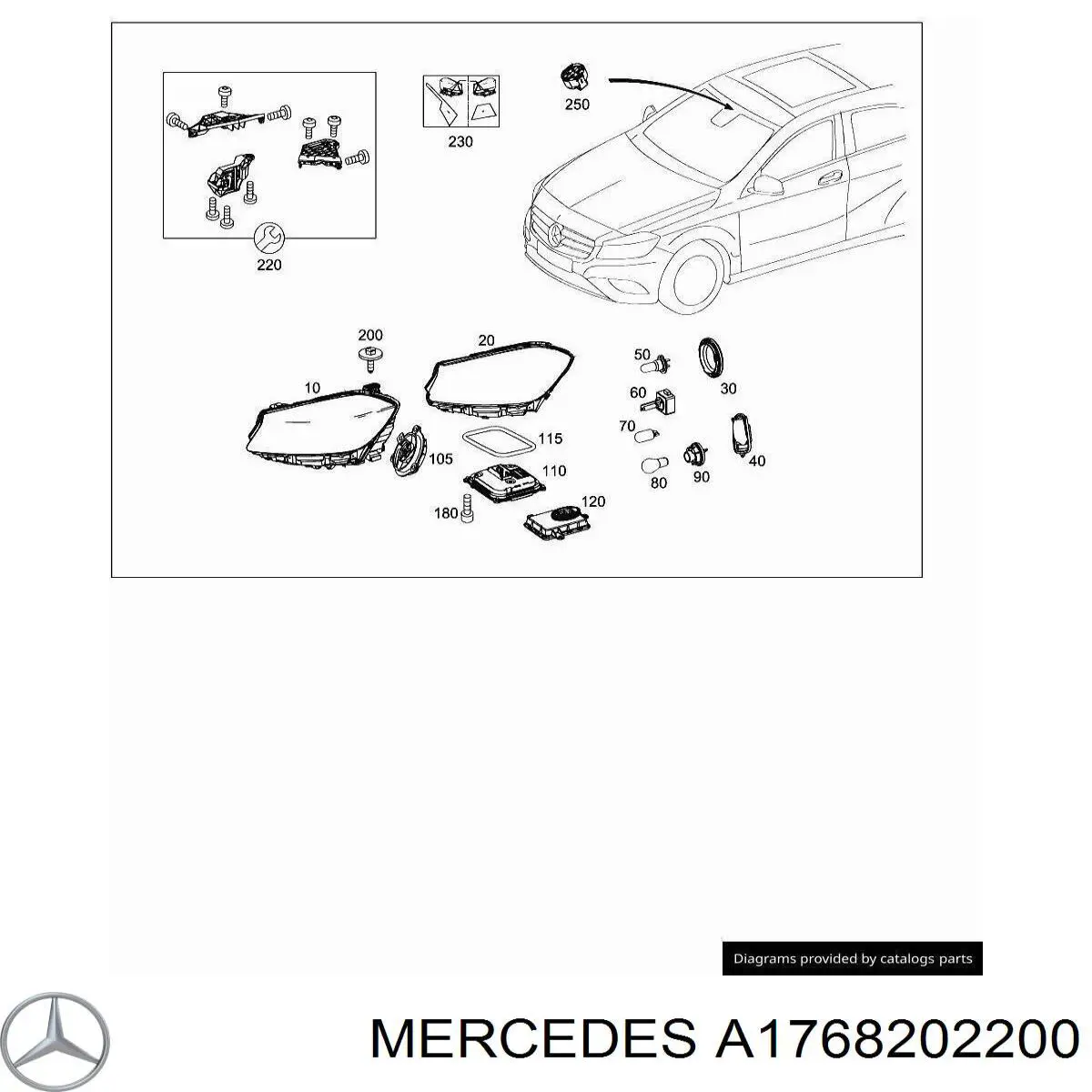 A1768202200 Mercedes 