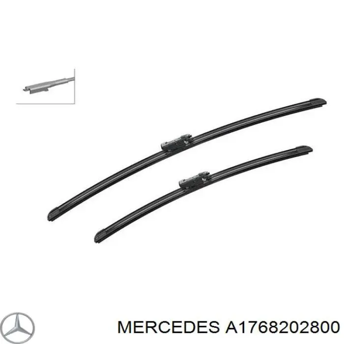 A1768202800 Mercedes щетка-дворник лобового стекла, комплект из 2 шт.