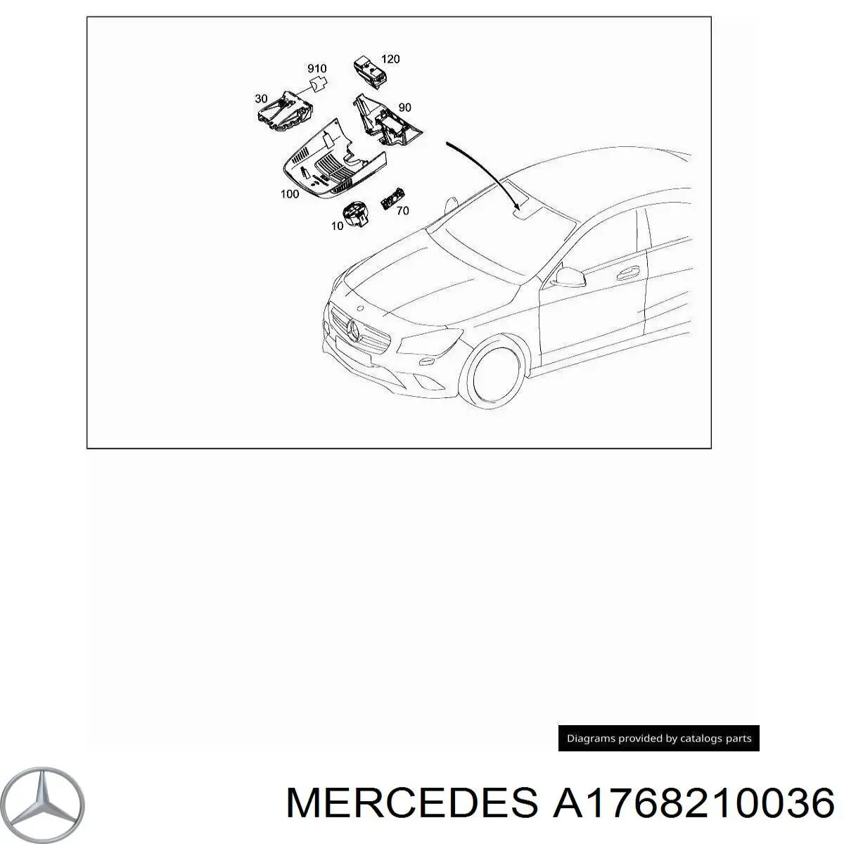 A1768210036 Mercedes 